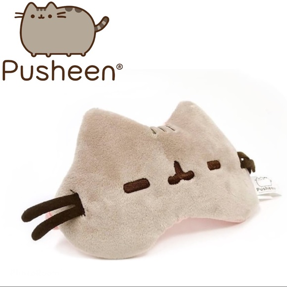 Pusheen Cat Eye Mask & Illustrated Pusheen the Cat Book Bundle Kawaii Gift Set - Picture 7 of 16